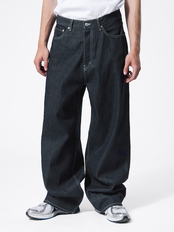 WEEKDAY Wide Leg Jeans 'Astro' In Blu Scuro