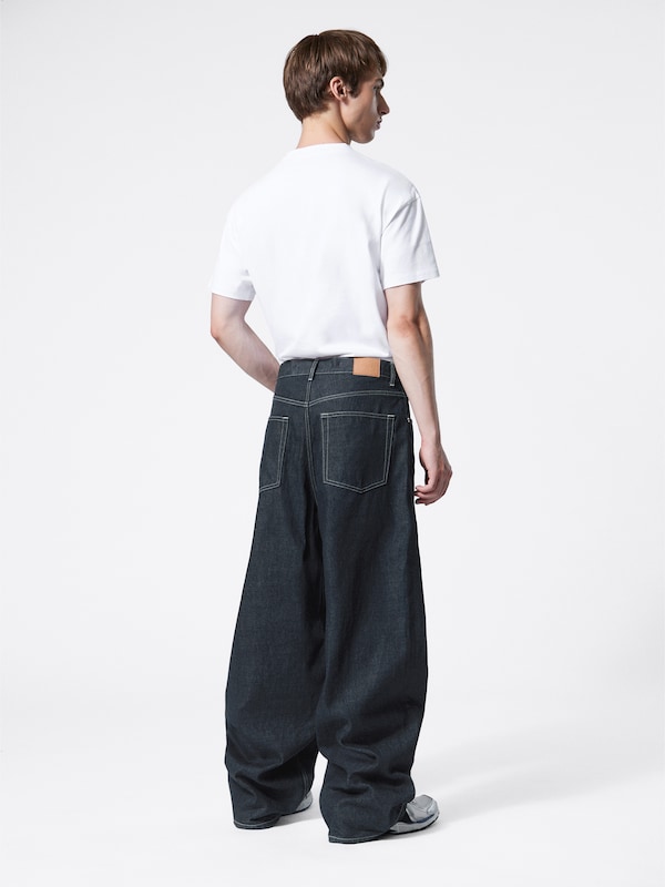 WEEKDAY Wide Leg Jeans 'Astro' In Blu Scuro