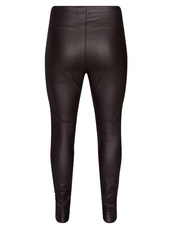 Zizzi Skinny Leggings In Marrone Scuro