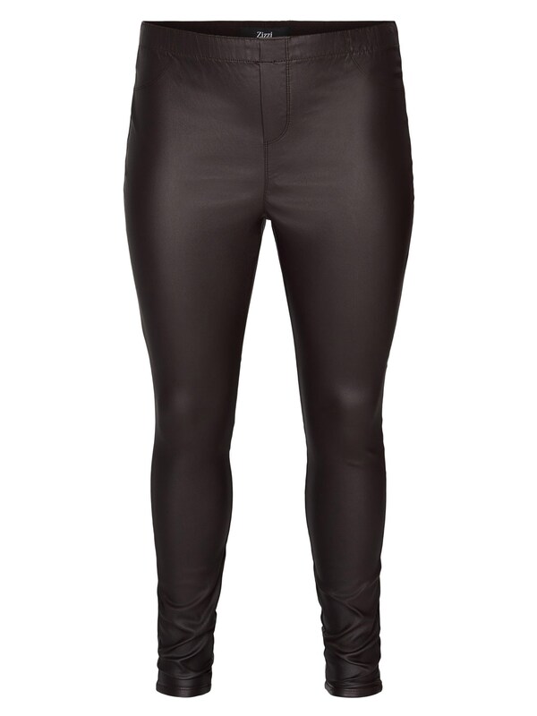 Zizzi Skinny Leggings in Marrone Scuro