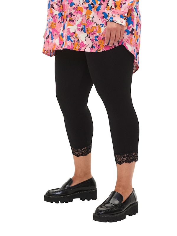Zizzi Skinny Leggings In Nero