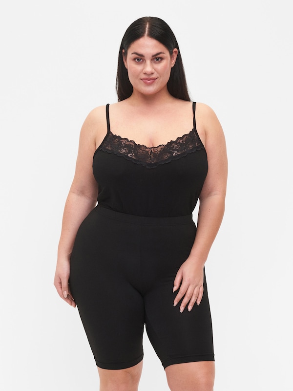 Zizzi Skinny Leggings In Nero