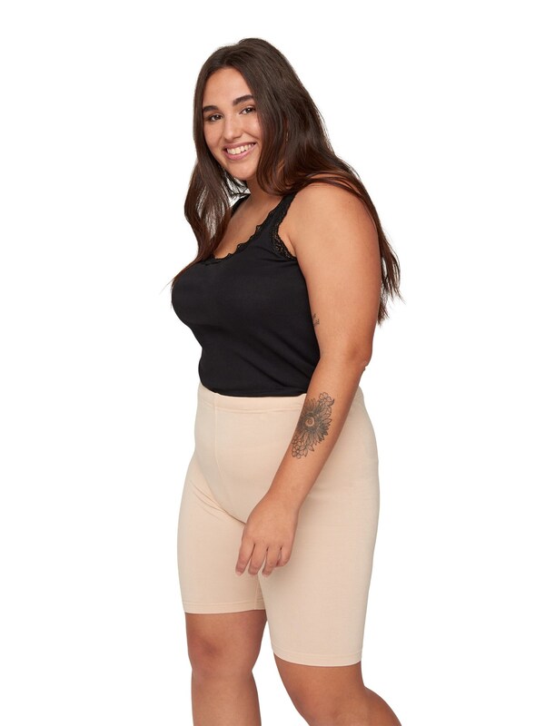 Zizzi Skinny Leggings In Nudo
