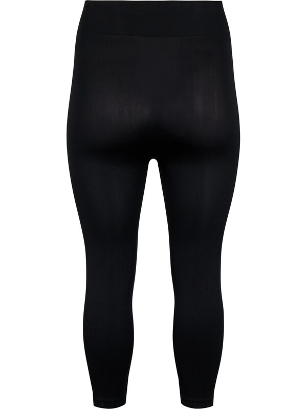 Zizzi Skinny Leggings 'Seamless' In Nero