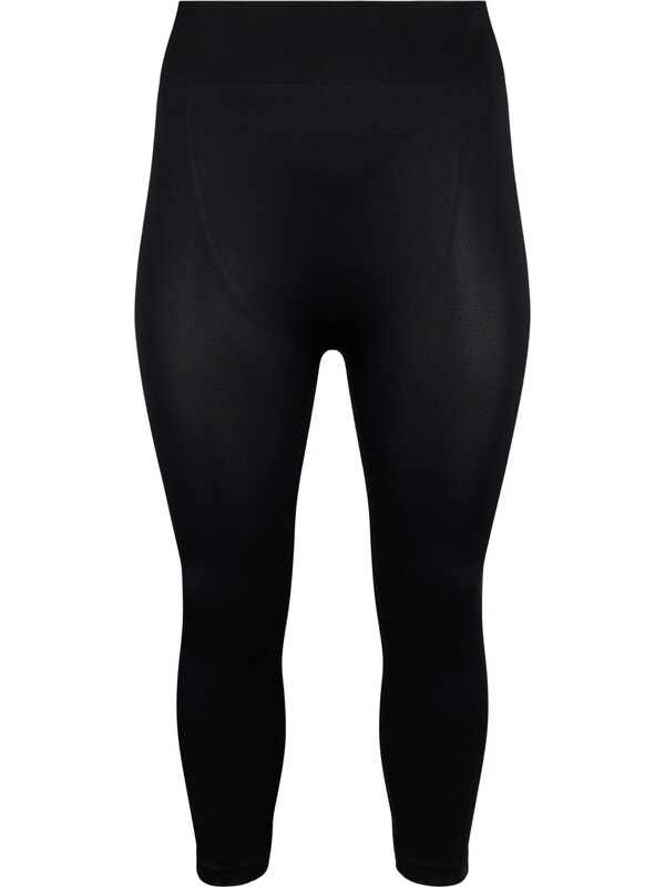 Zizzi Skinny Leggings 'Seamless' in Nero