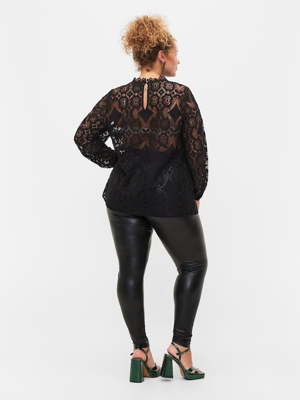 Zizzi Skinny Leggings 'Vana' In Nero