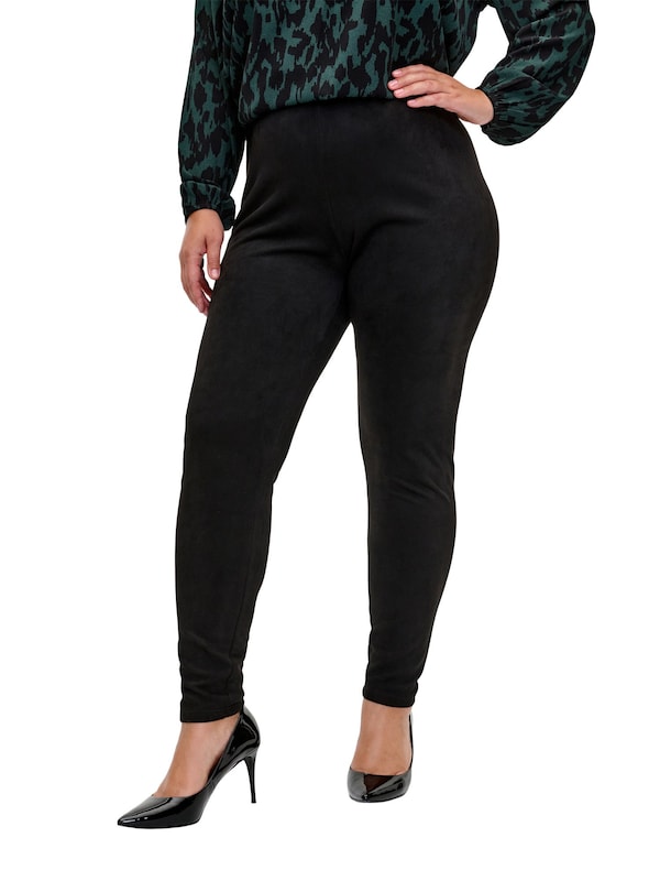 Zizzi Skinny Leggings 'Vjule' In Nero