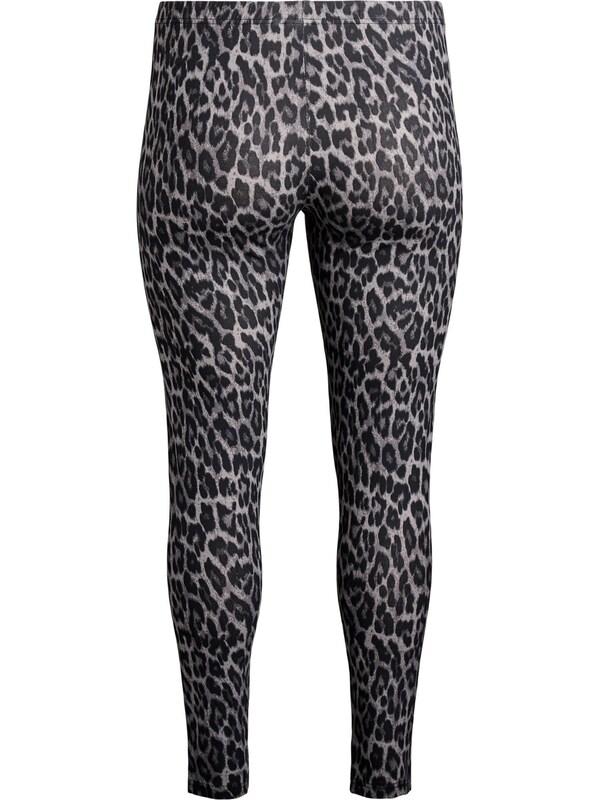 Zizzi Skinny Leggings 'VLEGGINGS' In Grigio Scuro