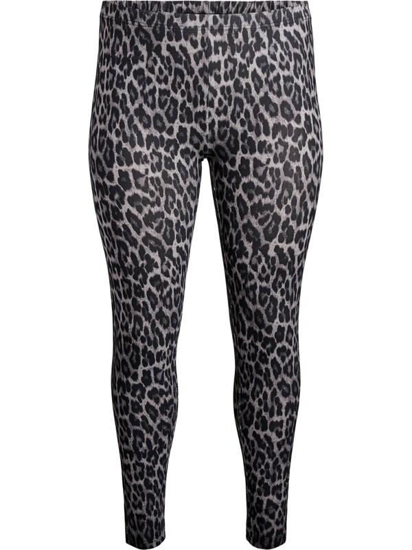 Zizzi Skinny Leggings 'VLEGGINGS' in Grigio Scuro
