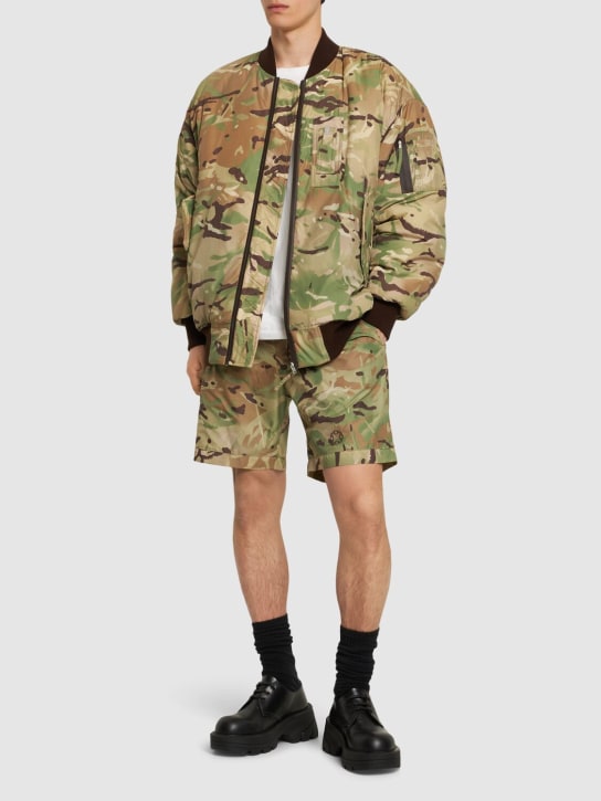 LuisaViaRoma 1017 Alyx 9smBomber In Nylon Camouflage Con Stampa