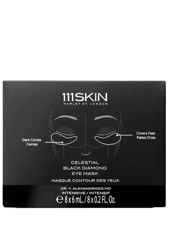 LuisaViaRoma 111skinCelestial Black Diamond Eyemasks 8 x 6ml