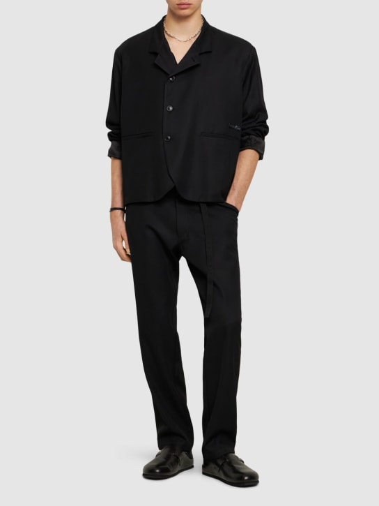 LuisaViaRoma 4SDesignsPantaloni In Twill Di Viscosa E Cotone