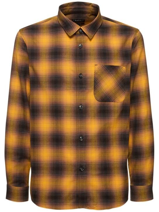 LuisaViaRoma A.P.C.Camicia in flanella di cotone check