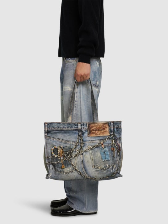 LuisaViaRoma Acne StudiosBorsa Shopping TLO Con Logo E Portachiavi