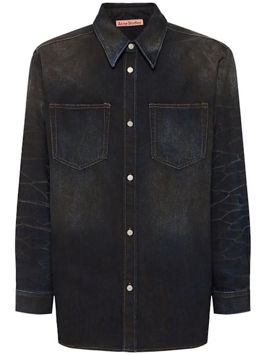 LuisaViaRoma Acne StudiosCamicia Karto Darkside in denim