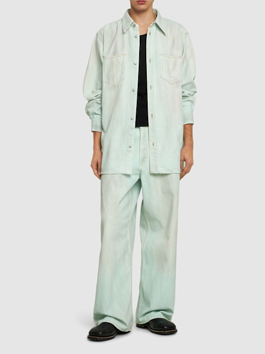 LuisaViaRoma Acne StudiosCamicia Karto In Denim Luminescente