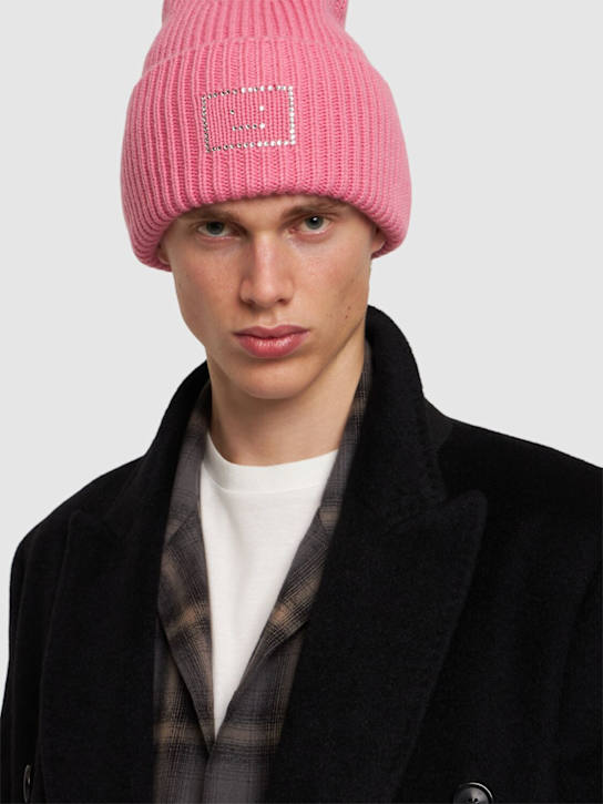 LuisaViaRoma Acne StudiosCappello Beanie Face In Lana