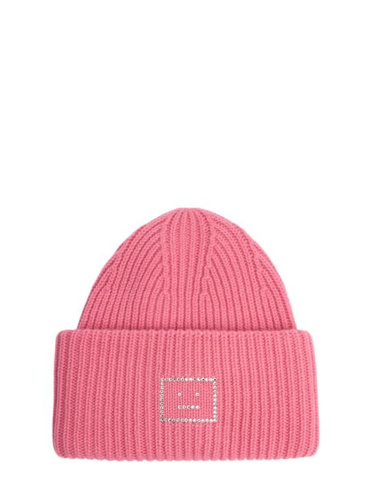 LuisaViaRoma Acne StudiosCappello Beanie Face In Lana