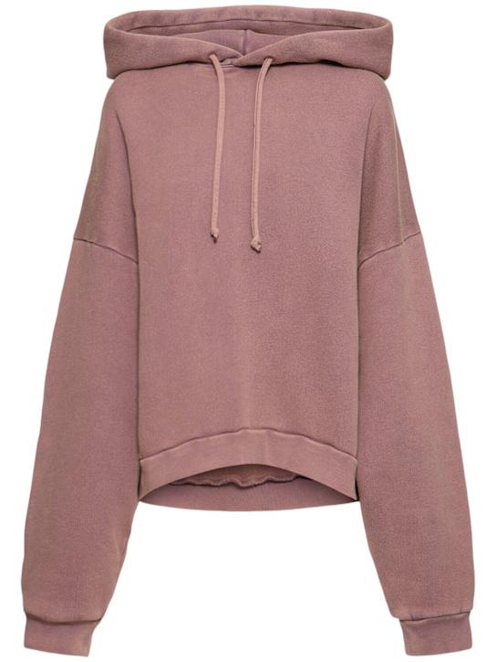 LuisaViaRoma Acne StudiosFelpa Fester effetto vintage con cappuccio