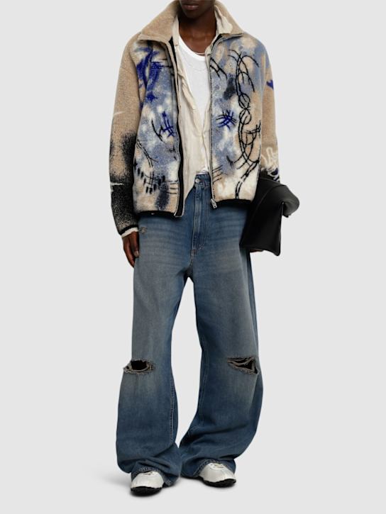 LuisaViaRoma Acne StudiosGiacca Casual Ovinta In Teddy Jacuqard