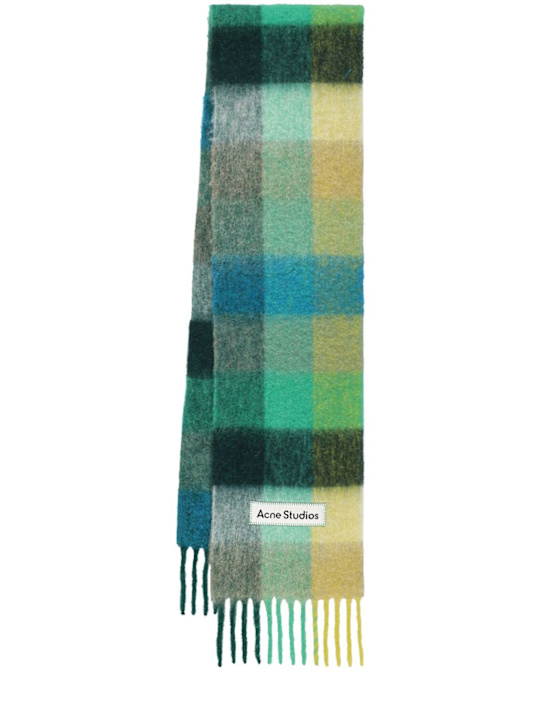 LuisaViaRoma Acne StudiosSciarpa in misto alpaca con logo