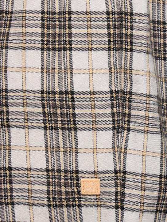 LuisaViaRoma Acne StudiosShorts In Twill Di Cotone Check
