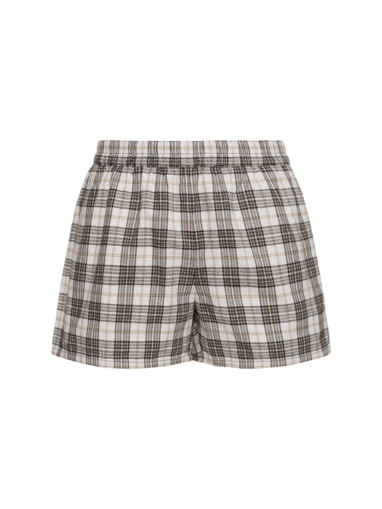 LuisaViaRoma Acne StudiosShorts in twill di cotone check