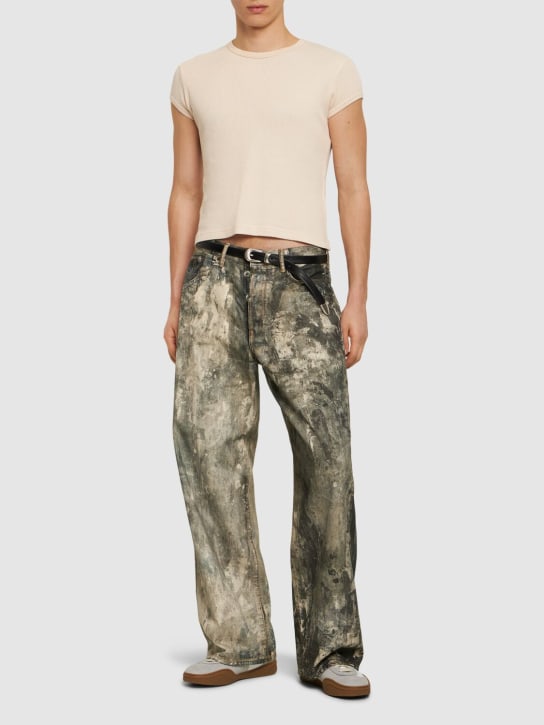 LuisaViaRoma Acne StudiosT-shirt In Jersey Di Cotone