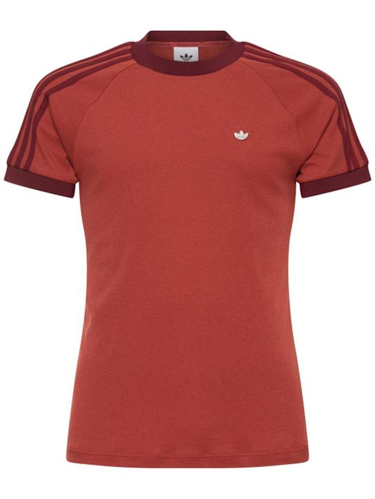 LuisaViaRoma adidas OriginalsT-shirt Cali in misto cotone