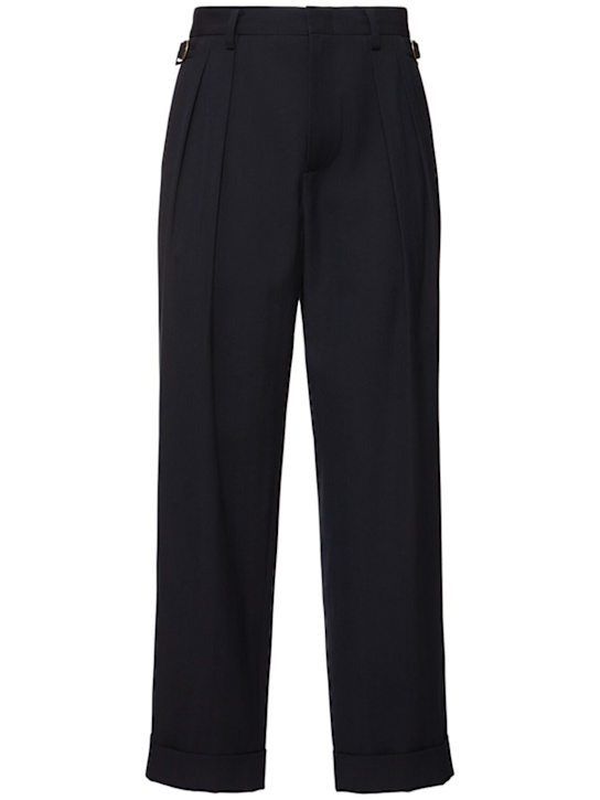 LuisaViaRoma After PrayPantaloni in misto lana con pinces