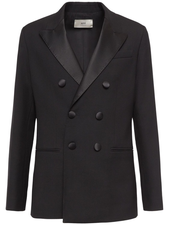 LuisaViaRoma AMI ParisBlazer doppiopetto smoking in lana