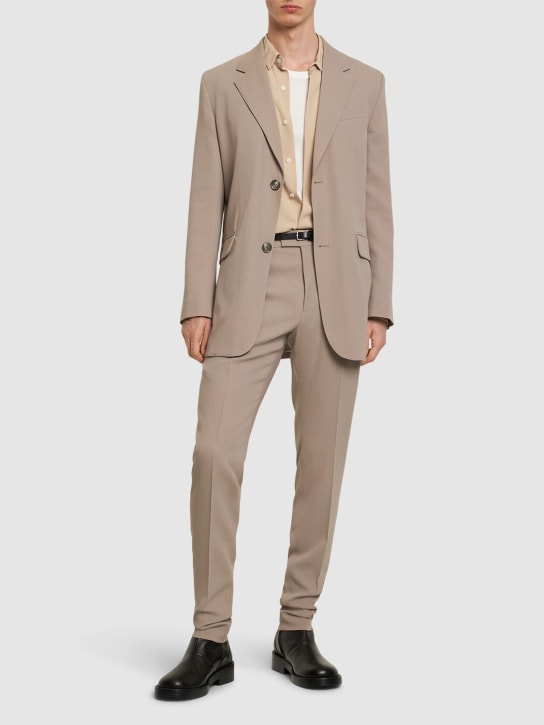 LuisaViaRoma AMI ParisBlazer Oversize In Crepe Di Lana