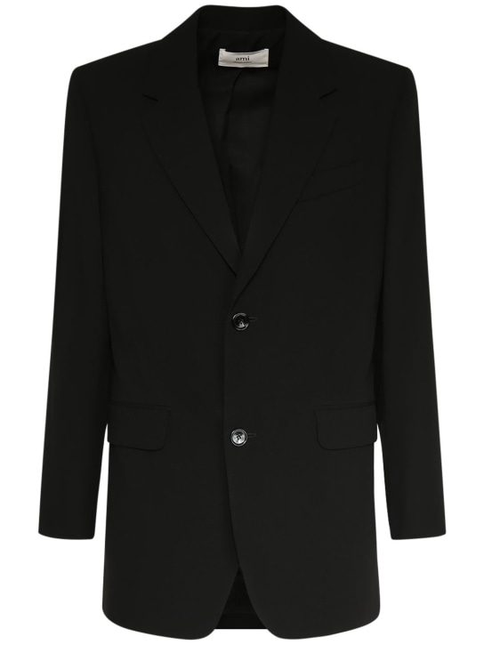 LuisaViaRoma AMI ParisBlazer oversize in crepe di lana