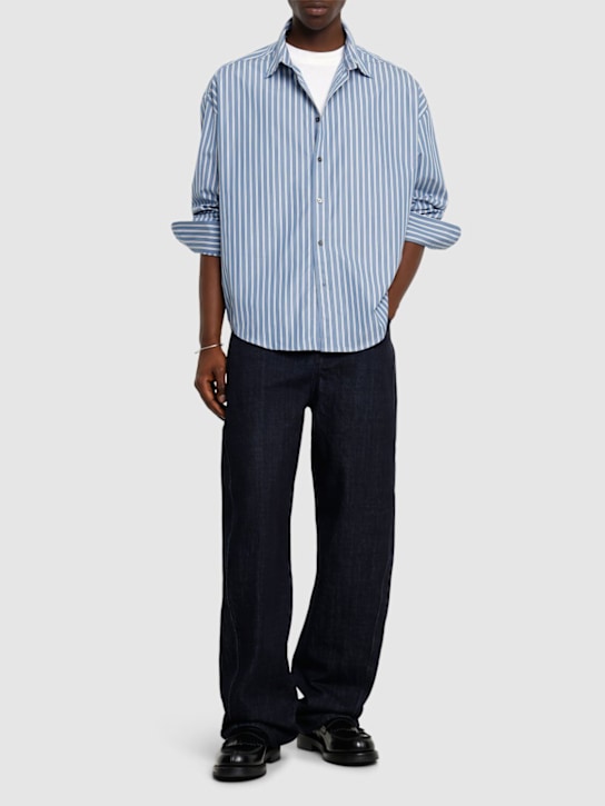 LuisaViaRoma AMI ParisCamicia Boxy Fit In Cotone A Righe