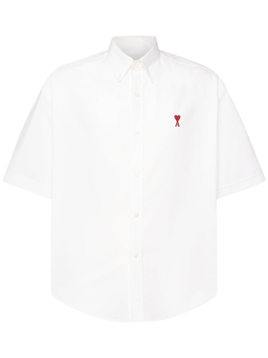 LuisaViaRoma AMI ParisCamicia maniche corte boxy fit cotone