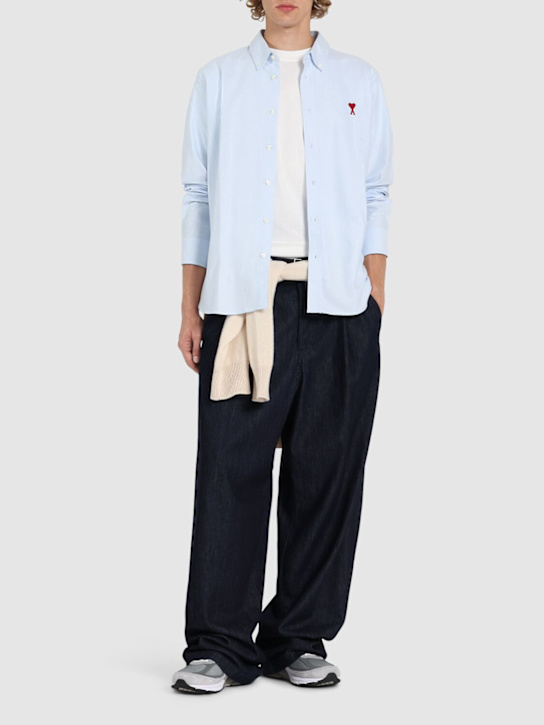 LuisaViaRoma AMI ParisCamicia Oxford In Cotone Con Logo