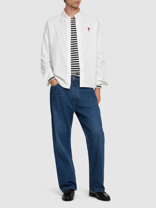 LuisaViaRoma AMI ParisCamicia Oxford In Cotone Con Logo