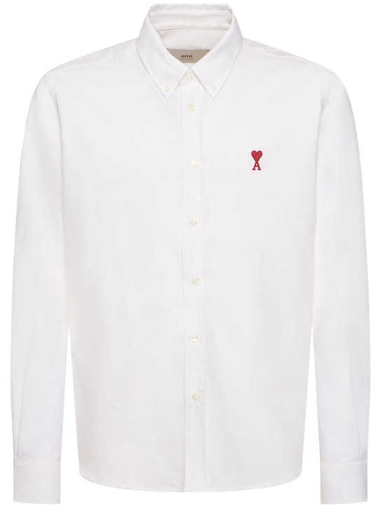 LuisaViaRoma AMI ParisCamicia Oxford in cotone con logo