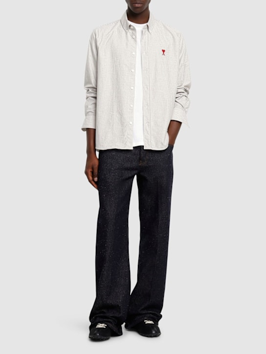 LuisaViaRoma AMI ParisCamicia Oxford In Cotone Con Logo