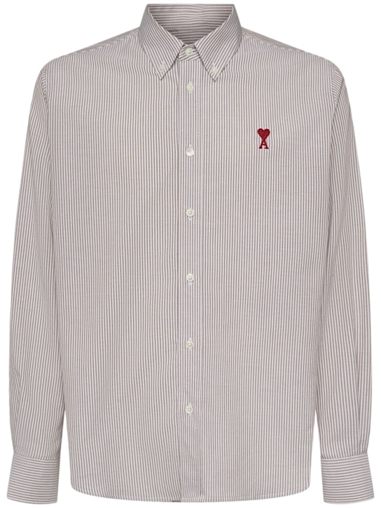 LuisaViaRoma AMI ParisCamicia Oxford in cotone con logo