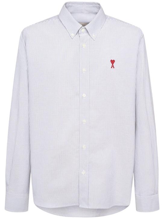 LuisaViaRoma AMI ParisCamicia Oxford in cotone con logo