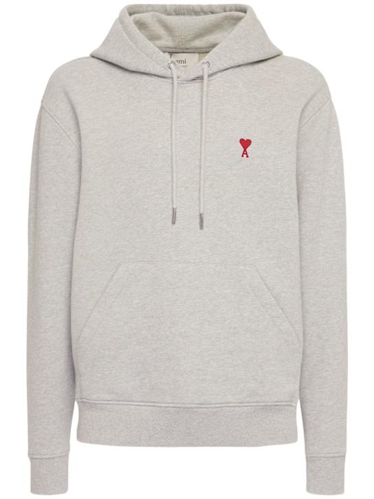 LuisaViaRoma AMI ParisFelpa ADC in cotone con cappuccio