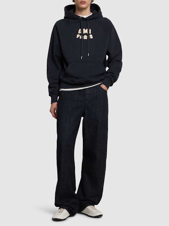 LuisaViaRoma AMI ParisFelpa In Cotone Con Cappuccio