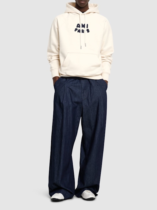 LuisaViaRoma AMI ParisFelpa In Cotone Con Cappuccio