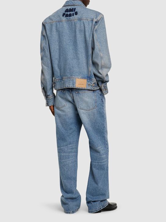 LuisaViaRoma AMI ParisGiacca Ami Paris In Denim Di Cotone