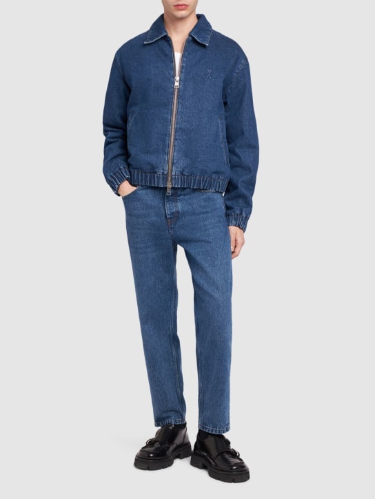LuisaViaRoma AMI ParisJeans Tapered Fit In Denim Di Cotone
