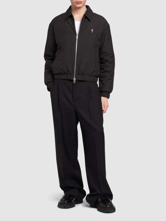 LuisaViaRoma AMI ParisPantaloni Oversize In Gabardina Di Lana