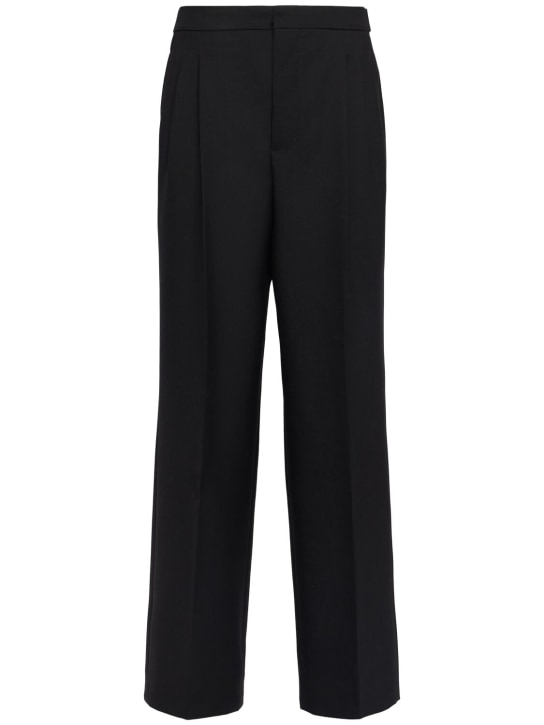 LuisaViaRoma AMI ParisPantaloni oversize in gabardina di lana