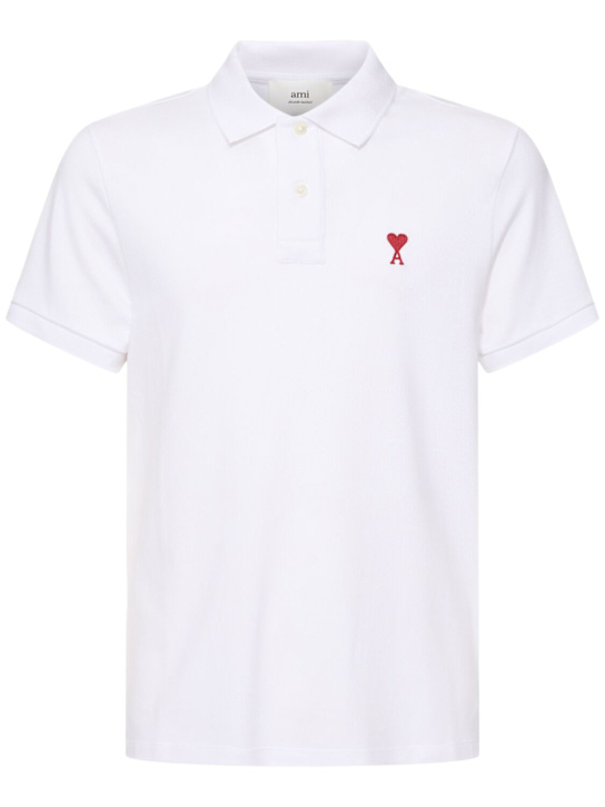 LuisaViaRoma AMI ParisPolo in cotone piqué organico con logo