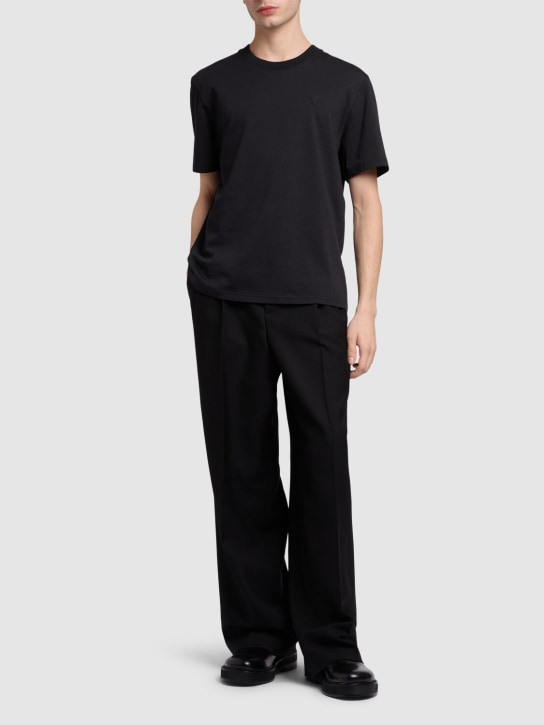 LuisaViaRoma AMI ParisT-shirt In Cotone Con Logo ADC In Cotone